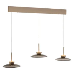 Paul Neuhaus LED Balkenpendel PURE MOON 3-flg bronze