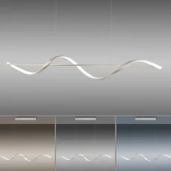 Paul Neuhaus LED Balkenpendel Q-SWING 1-flg silberfarbig