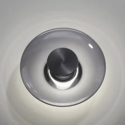 Paul Neuhaus LED Deckenlampe PURE VITRUM 22 cm grau