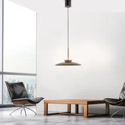 Paul Neuhaus LED Pendelleuchte PURE E-MOON 1-flg bronze