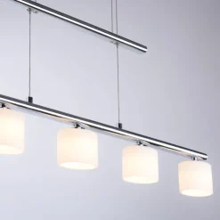 Paul Neuhaus LED Pendelleuchte HYDRA 5-flg stahlfarbig
