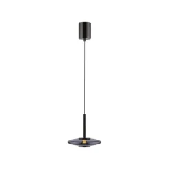 Paul Neuhaus LED Pendelleuchte PURE VITRUM 22 cm grau