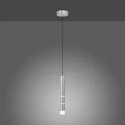 Paul Neuhaus LED Pendelleuchte PURE-VEGA 5 cm alufarbig