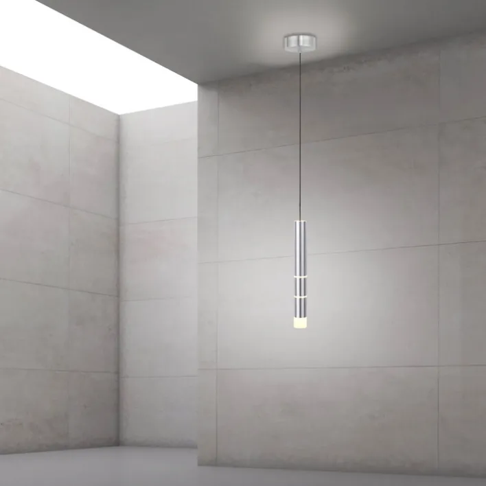 Paul Neuhaus LED Pendelleuchte PURE-VEGA 5 cm alufarbig