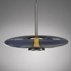 Paul Neuhaus LED Pendelleuchte PURE E-VITRUM 45 cm grau