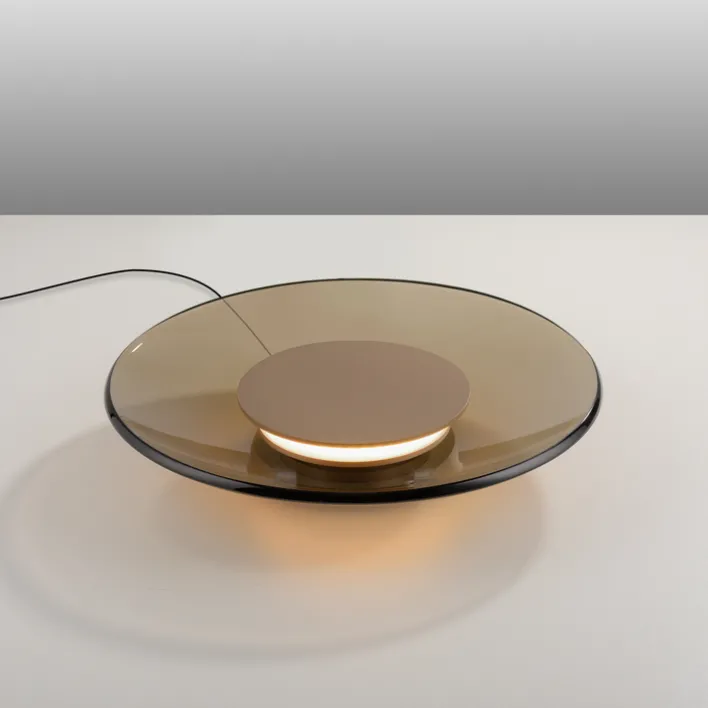 Paul Neuhaus LED Tischlampe PURE MOON 32 cm messingfarbig