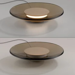 Paul Neuhaus LED Tischlampe PURE MOON 32 cm messingfarbig