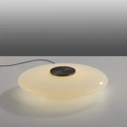 Paul Neuhaus LED Tischlampe PURE VITRUM 32 cm braun