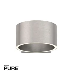 Paul Neuhaus LED Wandlampe PURE CLIPSE 15 cm aluminium