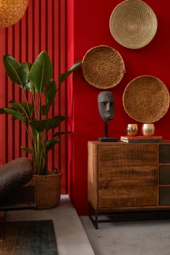 Paul Neuhaus Retrofit Pendelleuchte GRETA 30 cm rostfarbig