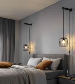 Paul Neuhaus Retrofit Wandleuchte PILUA Draht