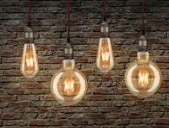 Paulmann LED Leuchtmittel AGL Kolben E27 / 6 Watt goldfarbig