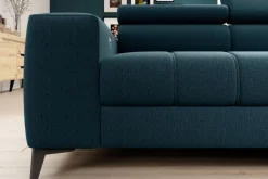 PHILL HILL Ecksofa BAGGIO 280 x 196 cm deep ocean