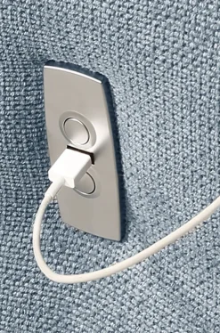 PHILL HILL Ecksofa FORBACH 279 x 210 cm blau