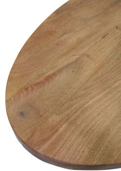 PHILL HILL Esstisch LEWIS 220 x 100 x 77 cm Mango massiv/schwarz