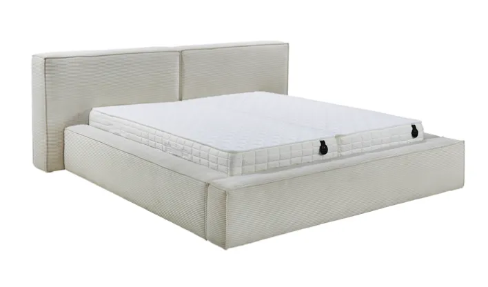 Polsterbett MANHATTAN 180 x 200 cm beige
