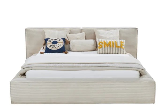 Polsterbett MANHATTAN 180 x 200 cm beige