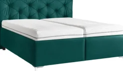 Polsterbett PALLAS 180 x 200 cm grünblau