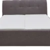 Polsterbett SIZELESS grau