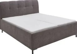 Polsterbett SIZELESS grau
