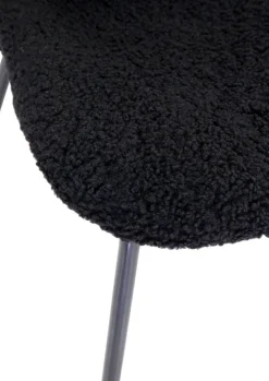 Polsterstuhl MARCUS Stoffbezug schwarz