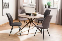 Polsterstuhl MILLER 2er Set beige