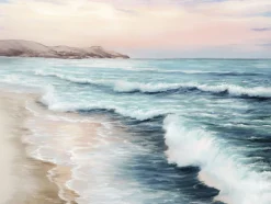 PRO ART Bild SUNSET OVER THE BEACH 120 x 90 cm