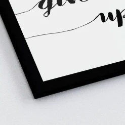 PRO ART Framed-Art Bild NEVER GIVE UP 33 x 33 cm