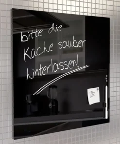 PRO ART Memoboard 50 x 50 cm Metall schwarz