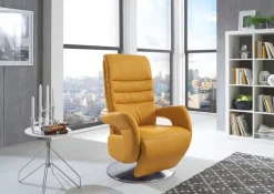 PURO Fernsehsessel CERGY S1-V1 Stoffbezug yellow