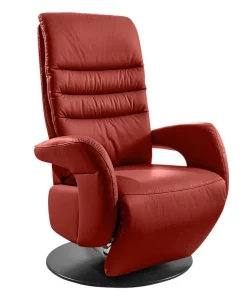 PURO Fernsehsessel CERGY S1-V1 Lederbezug ziegel