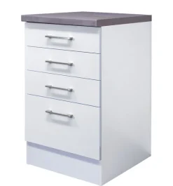 QUARTIER Schubkastenunterschrank MEGGIE 50 x 86 57 cm weiß