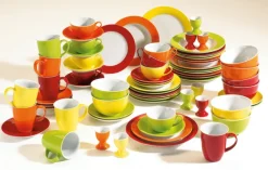 Ritzenhoff & Breker Dessertteller DOPPIO 6er Set rot