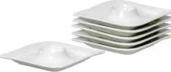 Ritzenhoff & Breker Eierbecher MELODIE 6er Set weiĂ
