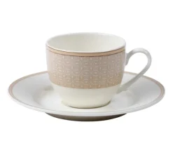 Ritzenhoff & Breker Espresso-Untertasse GEO Porzellan beige