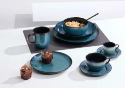 Ritzenhoff & Breker Frühstücksteller BALI 6er Set blau