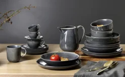 Ritzenhoff & Breker Frühstücksservice TOLEDO 12-teilig Steinzeug grau