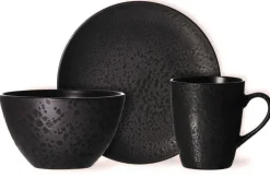 Ritzenhoff & Breker Frühstücksservice KITWE 12-teilig schwarz