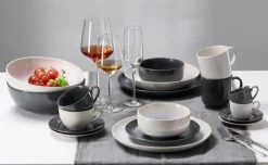 Ritzenhoff & Breker Kaffee-Untertasse TOLEDO Steinzeug grau