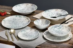 Ritzenhoff & Breker Pizzateller LUIGI 30 cm beige/blau