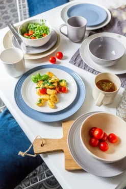 Ritzenhoff & Breker Suppenteller LEVI 6er Set grau