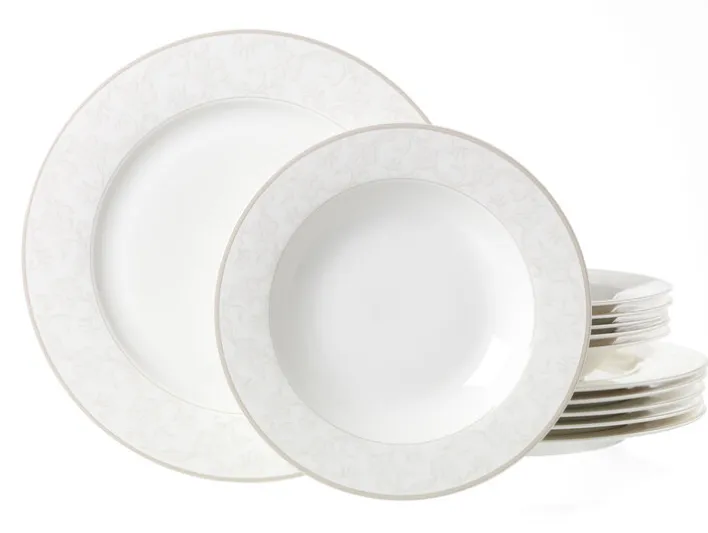 Ritzenhoff & Breker Tafelservice ISABELLA 12-teilig cremeweiß