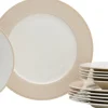Ritzenhoff & Breker Tafelservice GEO 12-teilig Porzellan beige