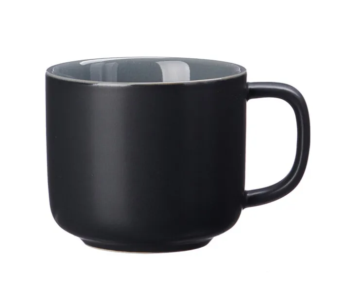 Ritzenhoff & Breker Tasse JASPER 6er Set - je 240 ml schwarz