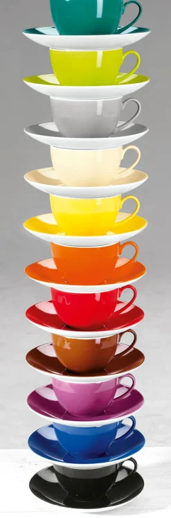 Ritzenhoff & Breker Teller flach DOPPIO 6er Set rot