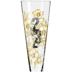 RITZENHOFF Champagnerglas BRILLIANTNACHT R. BOHNENBERG mit edlen Kristallen