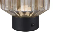 RL Akku LED Tischlampe LORD schwarz /amber