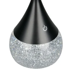 RL Akku LED Tischleuchte TEMBO, Kunststoff, Höhe 28,3 cm Schwarz