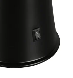 RL Lavalampe ETNA, Metall/Glas/Wachs, Höhe 39 cm, LED 21 W, 3.000 K, 260 lm, Schutzklasse 2, IP20, Schwarz/Rot/Lila