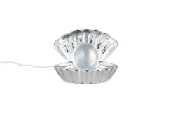 RL LED Dekoleuchte SHELLY, Kunststoff, 17,5 x 14,5 x 12,5 cm Chromfarbig